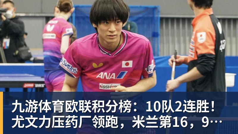 九游体育欧联积分榜：10队2连胜！尤文力压药厂领跑，米兰第16，9队2连败